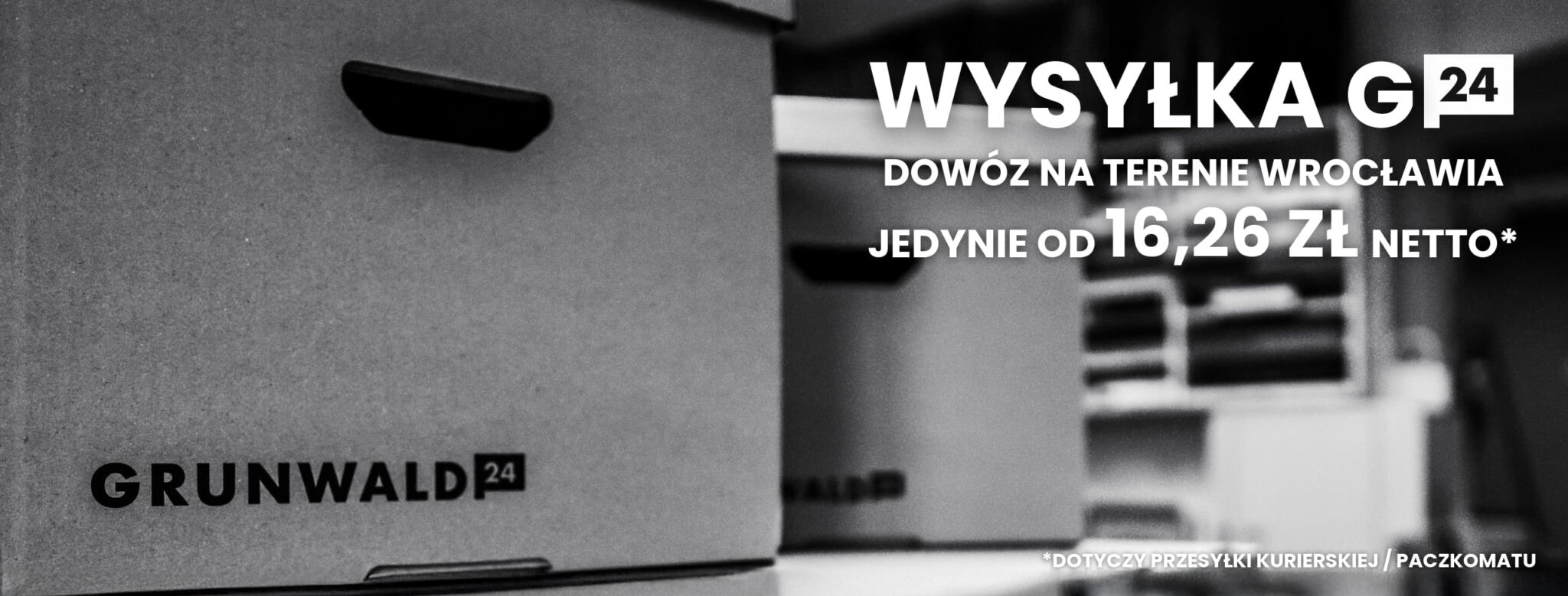 Dowóz zleceń na terenie Wrocławia jedynie od 16,26 zł netto.